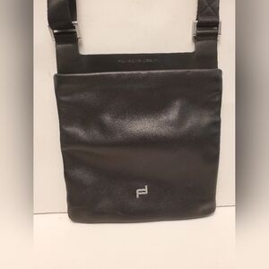 Porsche Design Black Leather Crossbody Bag